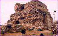 The ruined castle of the Acropolis